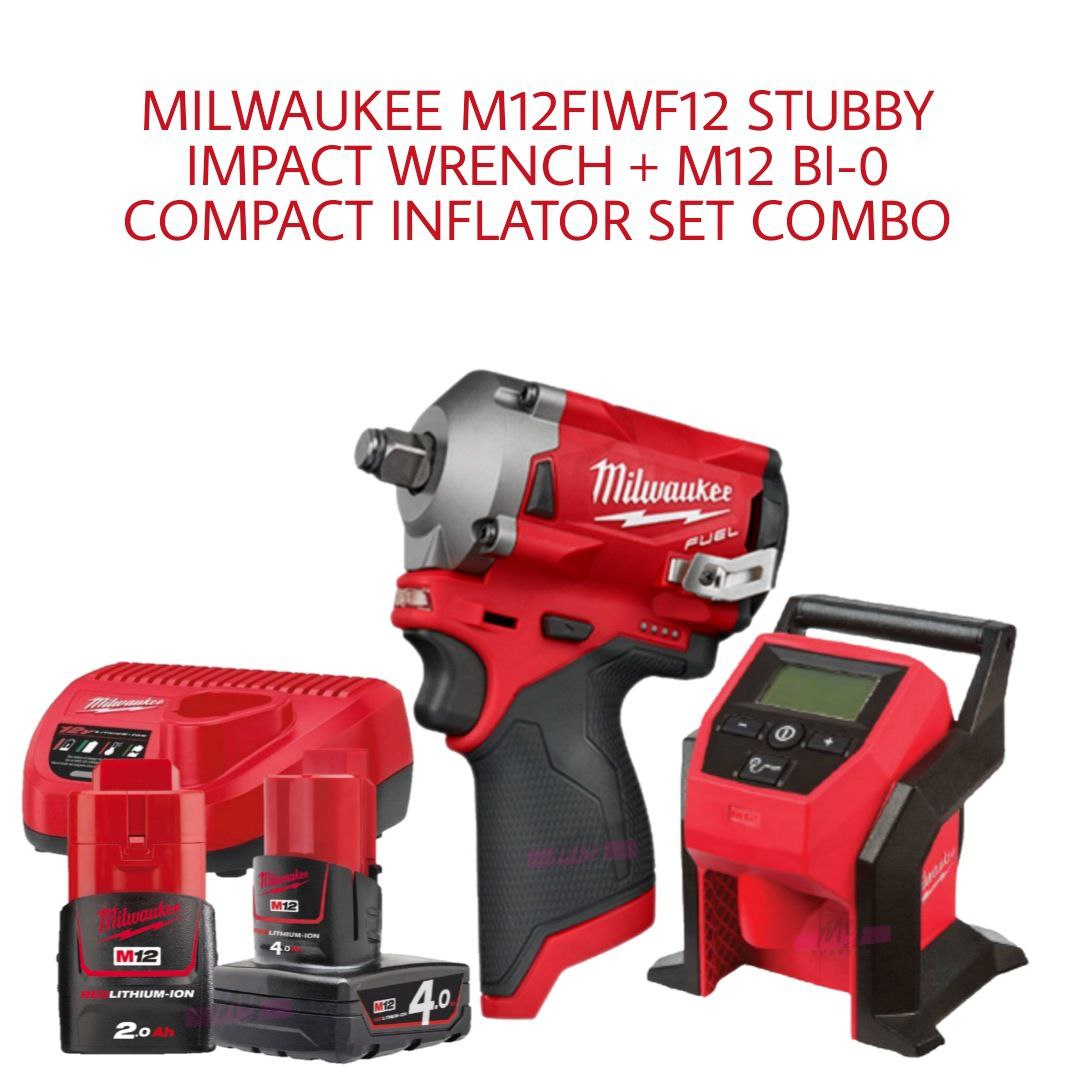 MILWAUKEE M12 Fuel 1 2 Stubby Impact Wrench M12 Sub Compact