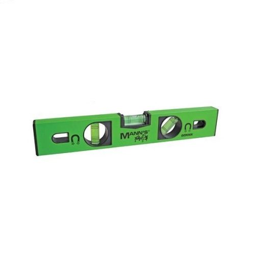 MANN'S 12" PREMIUM ALUMINIUM LEVEL - GREEN 00906K