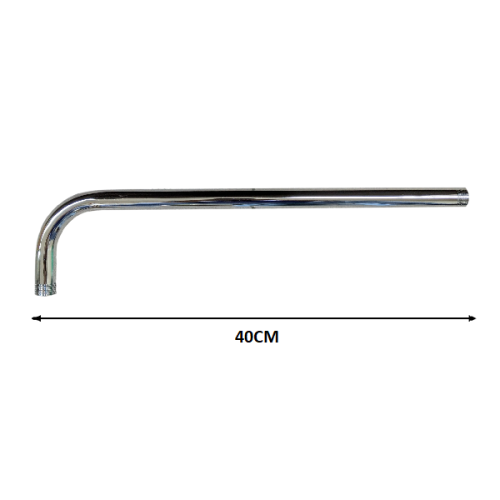STAINLESS STEEL SHOWER ARM 40CM 90*