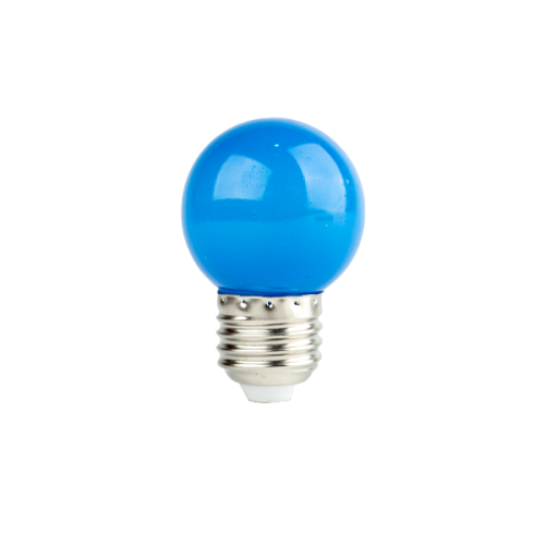 SBE 2W LED PING PONG E27 BLUE (G45)