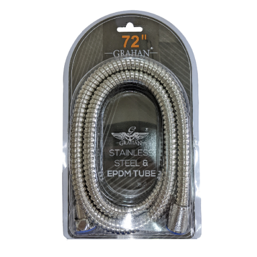 GRAHAN STAINLESS STEEL SHOWER HOSE 6' FEET (72") - GH91-1072