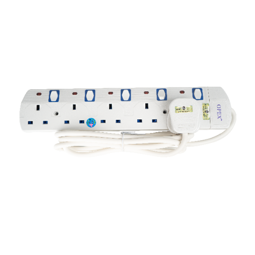 OPEX 5GANG 2M TRAILING SOCKET C/W NEON