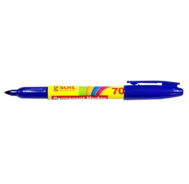 G SOFT SLIM PERMANENT MARKER 70M - BLUE