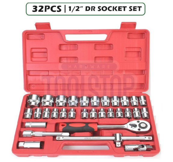 32PCS x 1/2" Box Socket Set - Image 2