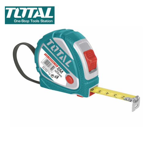 TOTAL 8M x 25MM STEEL MEASURING TAPE (TMT126081)